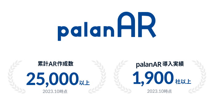 palanARの導入実績の図